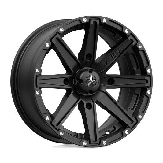 MSA Offroad Wheels M33 CLUTCH SATIN BLACK