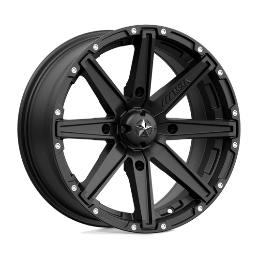 MSA Offroad Wheels M33 CLUTCH SATIN BLACK