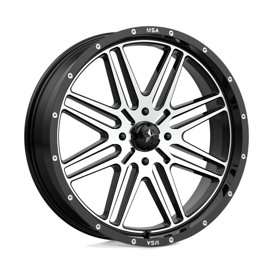 MSA Offroad Wheels M38 BRUTE GLOSS BLACK MACHINED