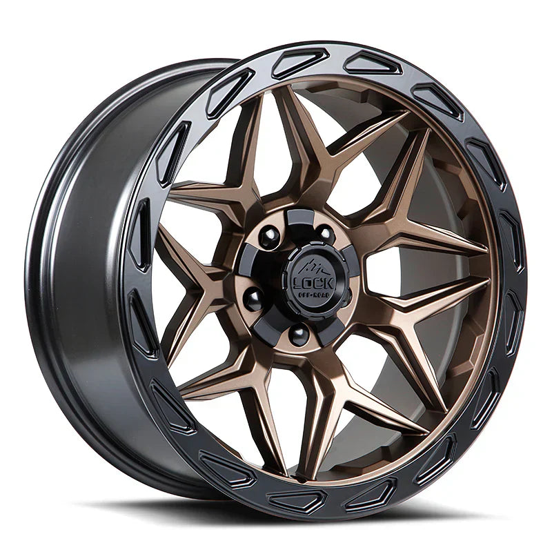 LOCK OFF-ROAD MOJAVE WHEELS BRONZE W/ BLACK RING