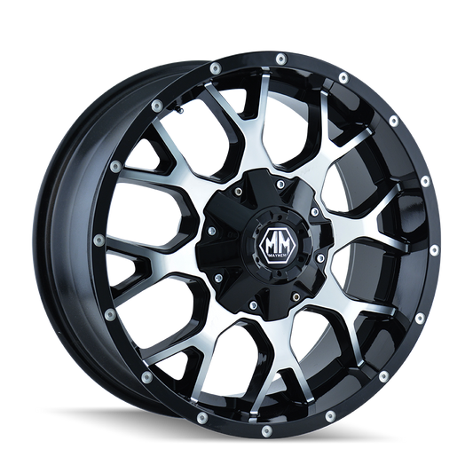 MAYHEM WARRIOR GLOSS BLACK MACHINED