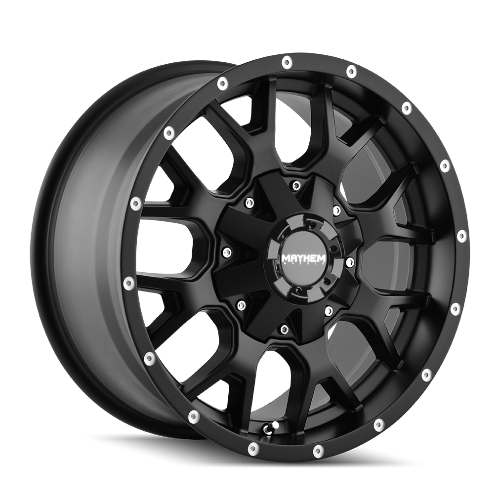 Mayhem Warrior 8015 Custom Wheel Matte Black
