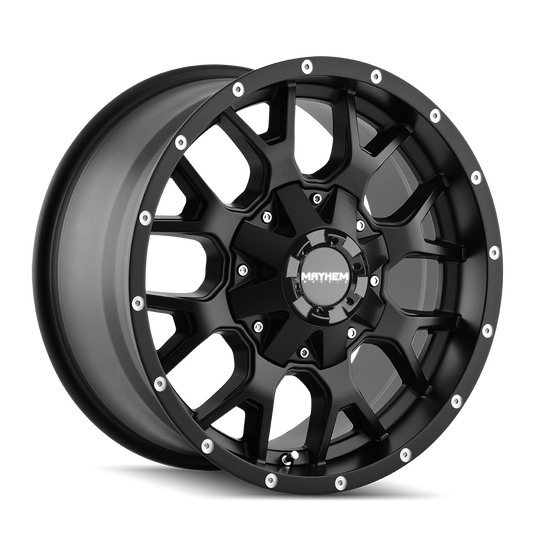Mayhem Warrior 8015 Custom Wheel Matte Black