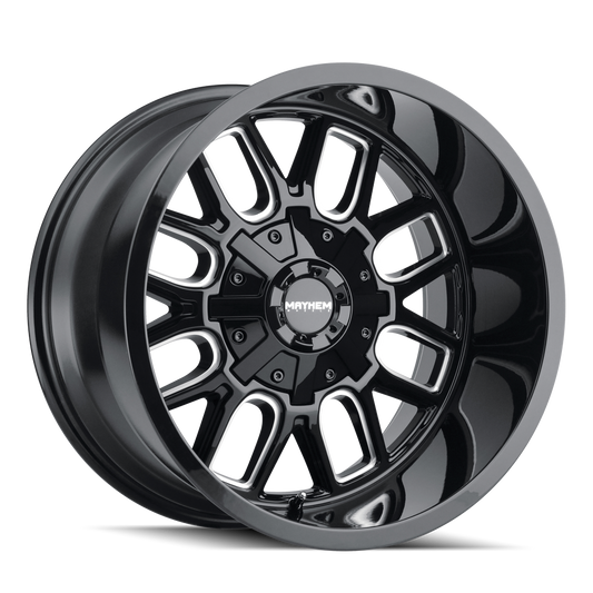 Mayhem Cogent 8107 Custom Wheel Gloss Black Milled