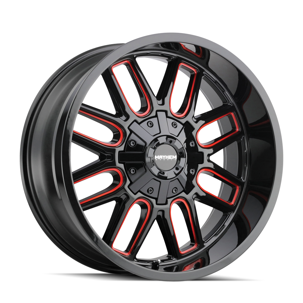 MAYHEM COGENT GLOSS BLACK MILLED PRISM RED
