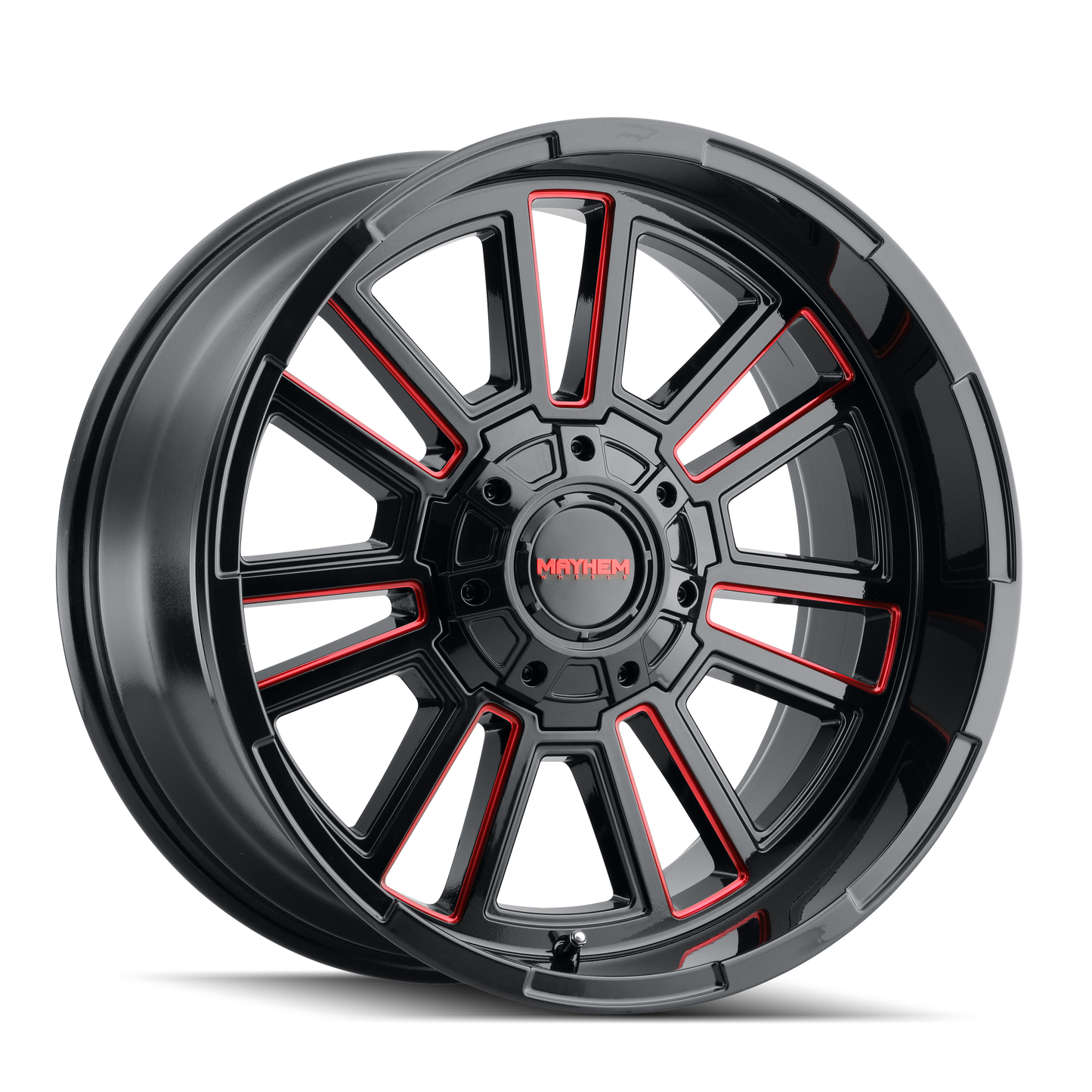 MAYHEM APOLLO GLOSS BLACK MILLED PRISM RED