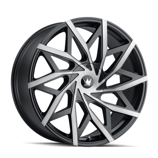 MAZZI BIG EASY MATTE BLACK MACHINED WITH DARK