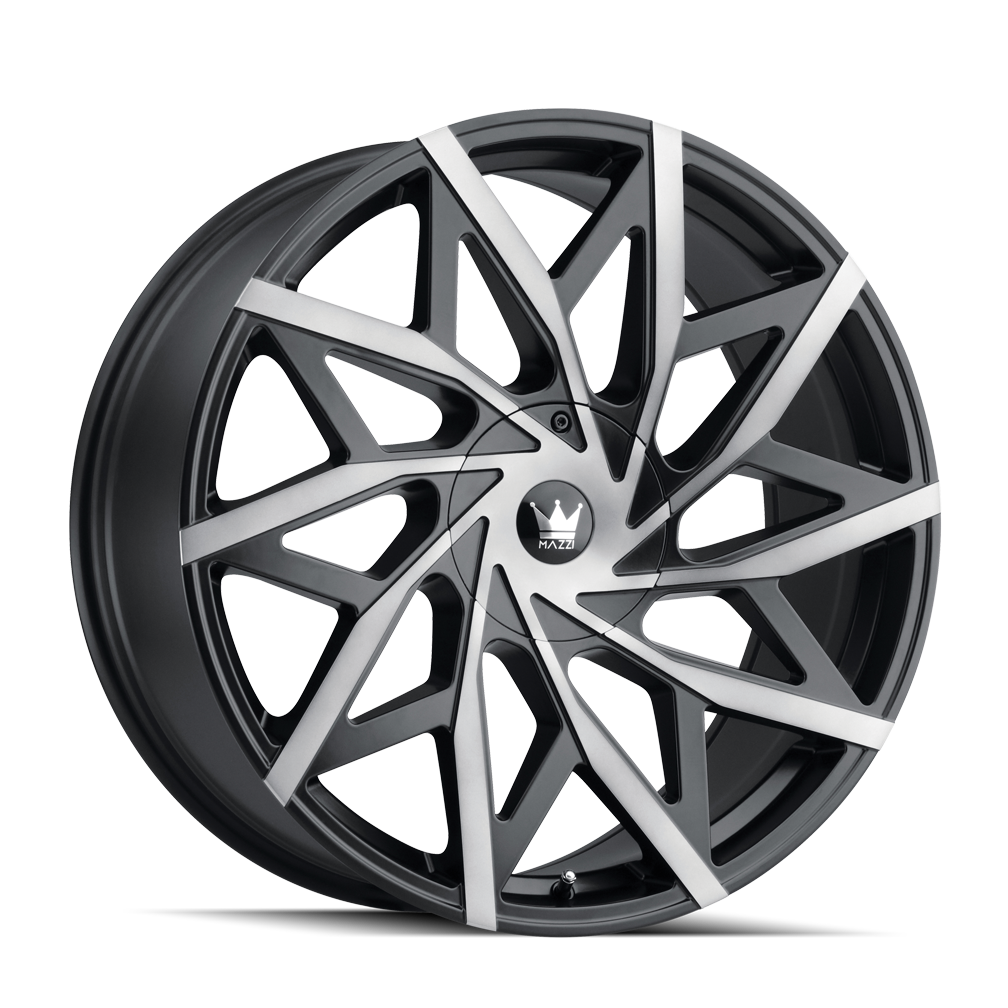 MAZZI BIG EASY MATTE BLACK MACHINED WITH DARK