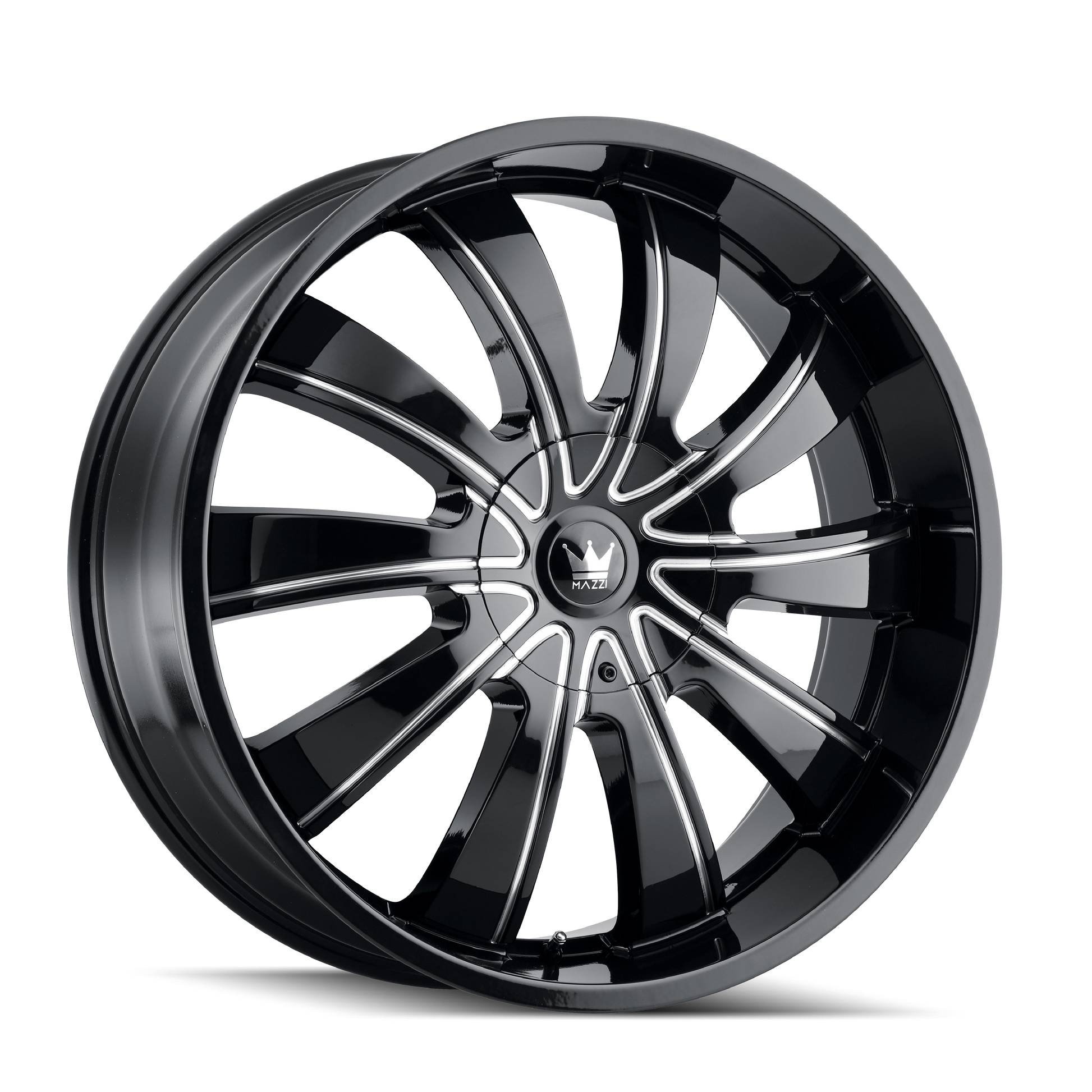 MAZZI ROLLA GLOSS BLACK MILLED
