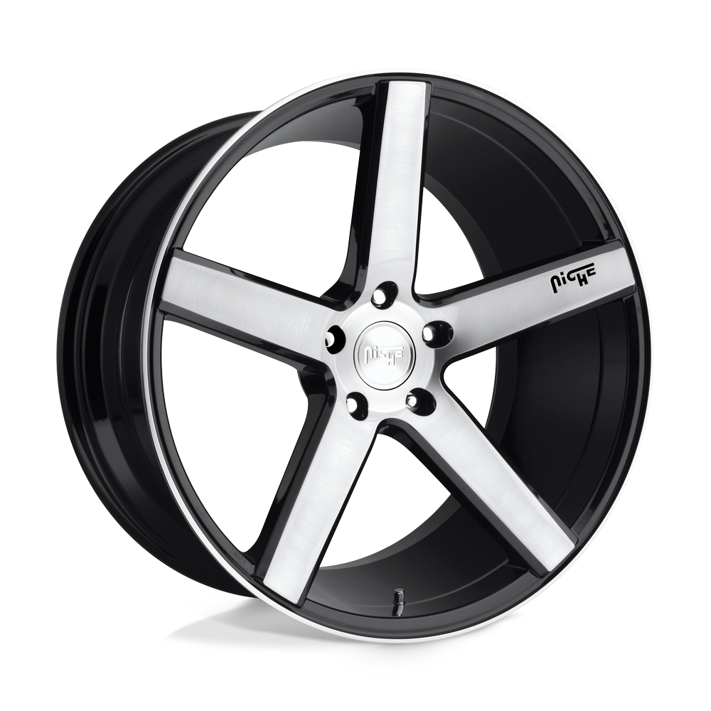 Niche 1PC M124 MILAN GLOSS BLACK BRUSHED