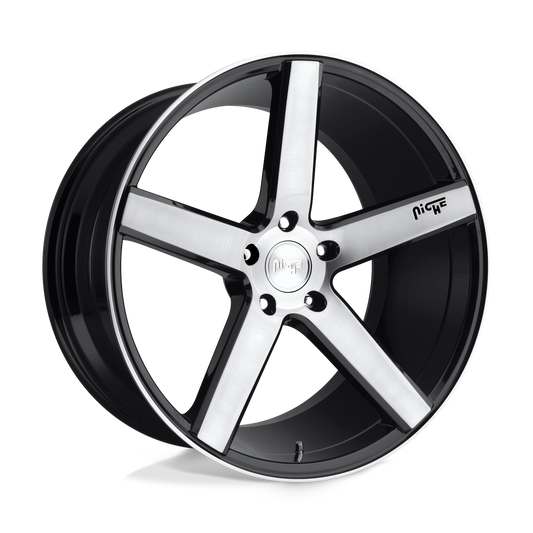 Niche 1PC M124 MILAN GLOSS BLACK BRUSHED