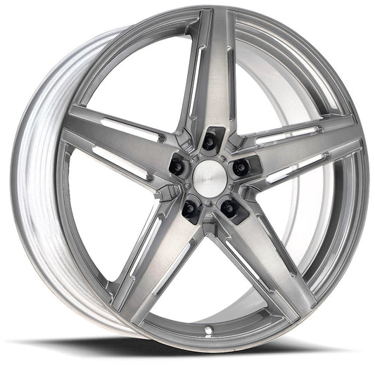 MODERN LUXURY MLF10 WHEELS BRUSHED TITANIUM