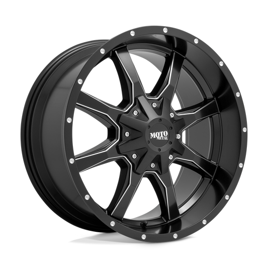 Moto Metal MO970 SEMI GLOSS BLACK MILLED