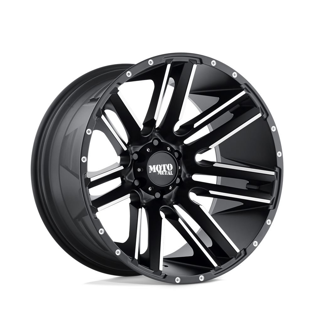 Moto Metal MO978 RAZOR SATIN BLACK MACHINED