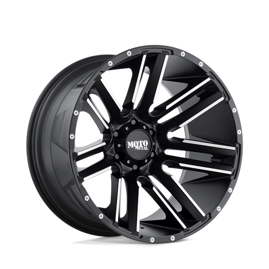 Moto Metal MO978 RAZOR SATIN BLACK MACHINED