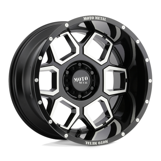 Moto Metal MO981 SPADE GLOSS BLACK MACHINED