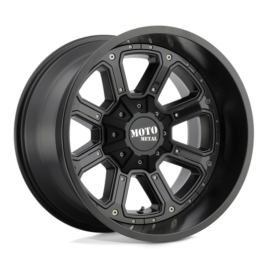 Moto Metal MO984 SHIFT MATTE BLACK GLOSS BLACK INSERTS