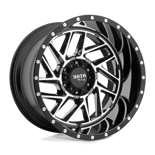 Moto Metal MO985 BREAKOUT GLOSS BLACK MACHINED