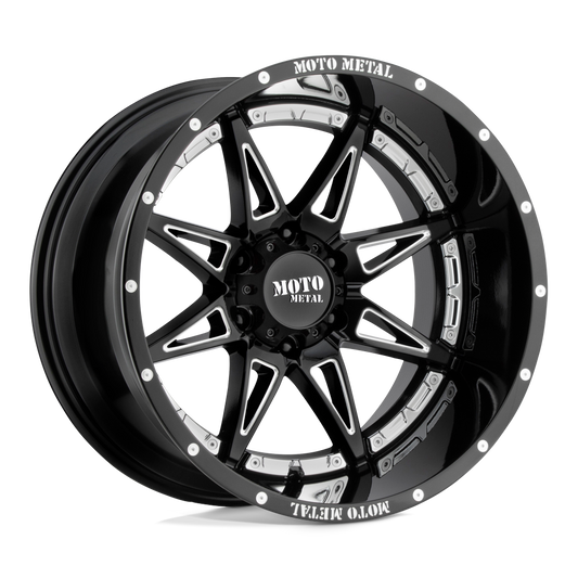 Moto Metal MO993 HYDRA GLOSS BLACK MILLED