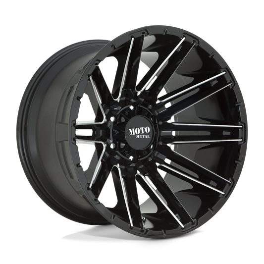 Moto Metal MO998 KRAKEN GLOSS BLACK MILLED