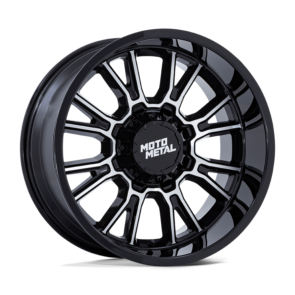 Moto Metal MO810 LEGACY GLOSS BLACK MACHINED