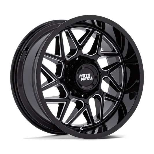 Moto Metal MO812 TURBINE GLOSS BLACK MILLED