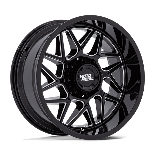 Moto Metal MO812 TURBINE GLOSS BLACK MILLED