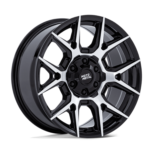 Moto Metal MO813 MASON GLOSS BLACK W/ MACHINED FACE