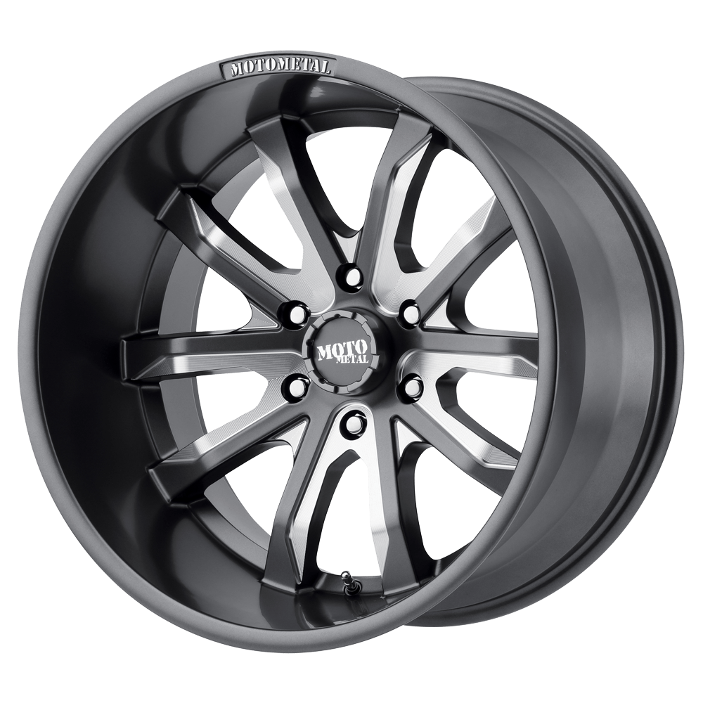 Moto Metal MO983 DAGGER SATIN GRAY MILLED