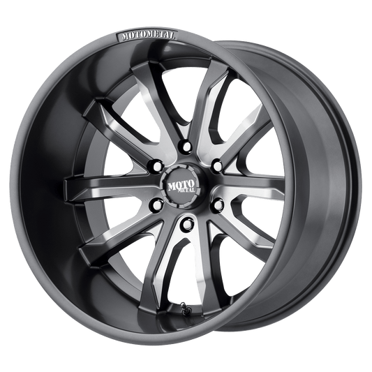 Moto Metal MO983 DAGGER SATIN GRAY MILLED