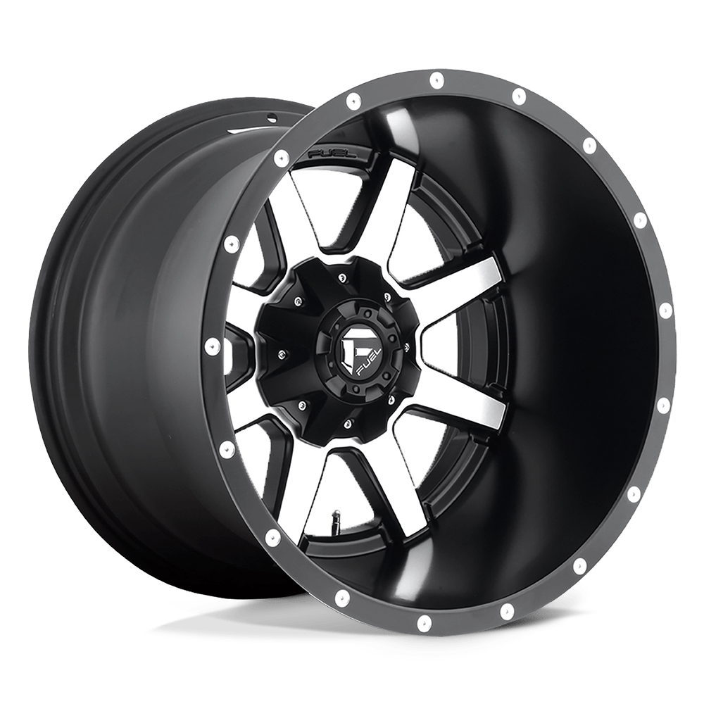 Fuel D537 MAVERICK MATTE BLACK MACHINED