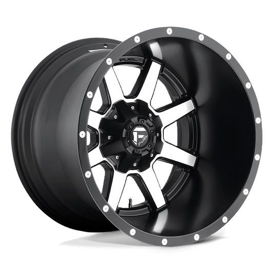 Fuel D537 MAVERICK MATTE BLACK MACHINED