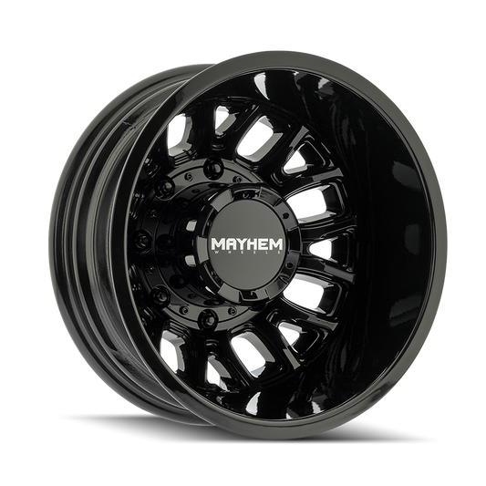 Mayhem Cogent Dually 8107D Outer Custom Wheel Gloss Black