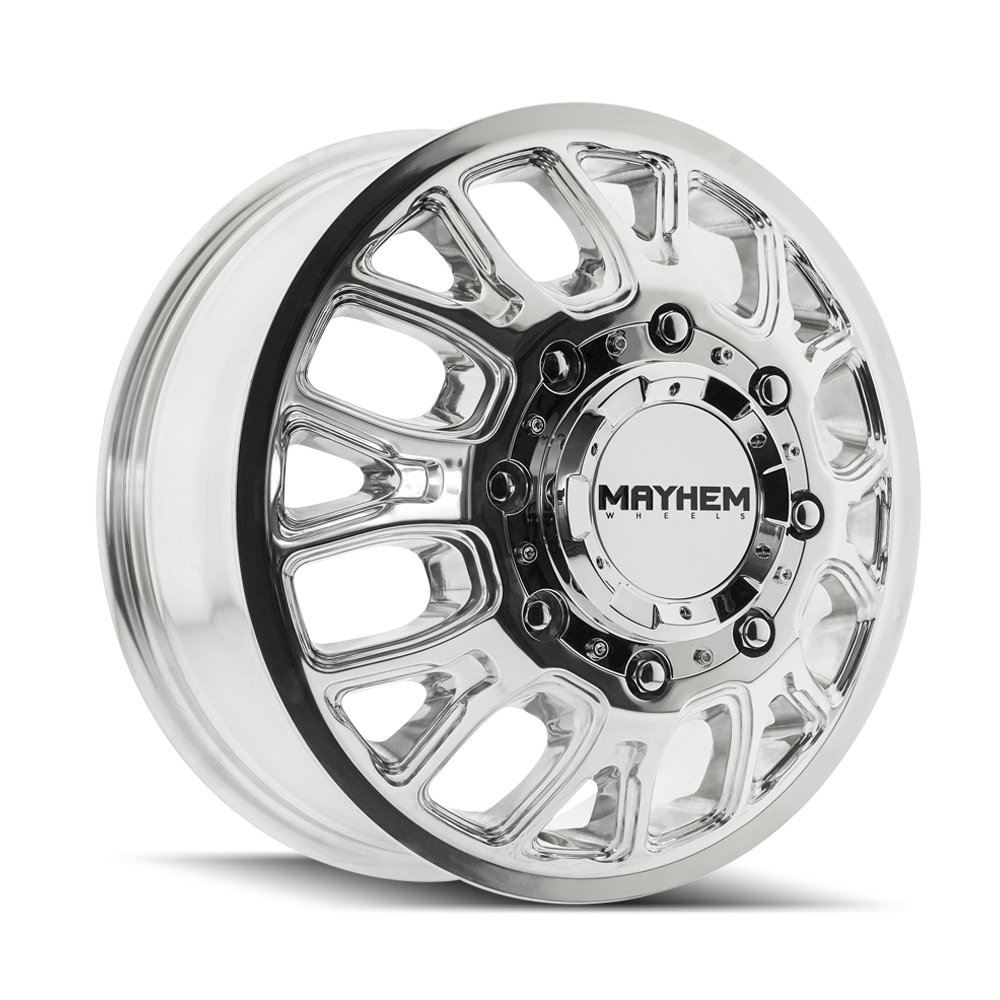 Mayhem Cogent Dually 8107D Front Custom Wheel Polished