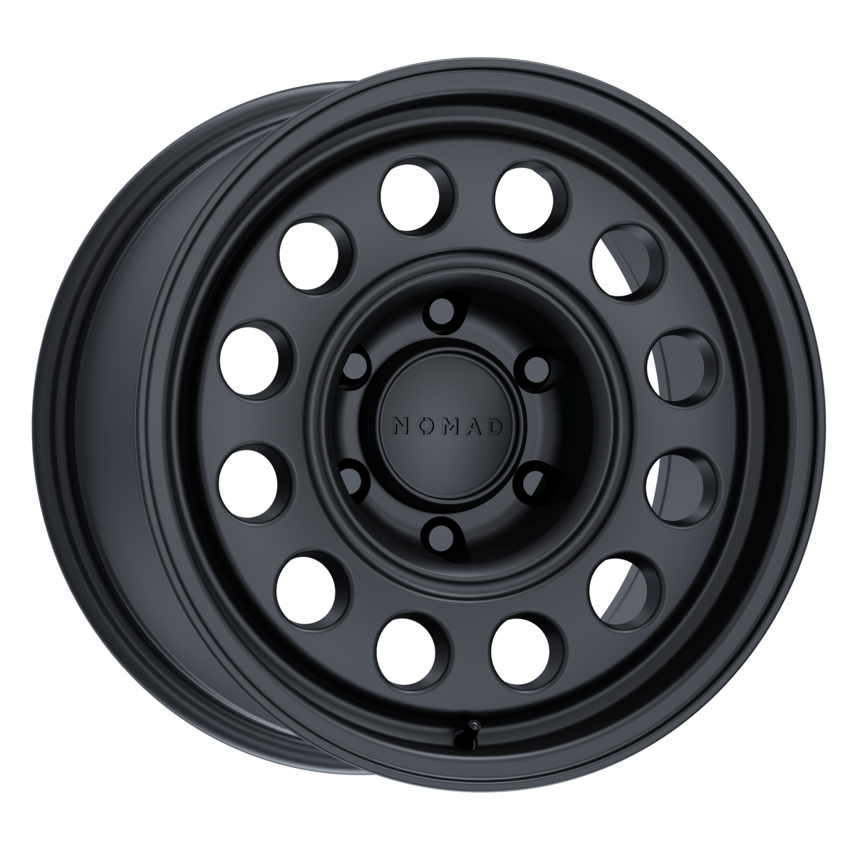 Nomad N501 Convoy wheel Satin Black