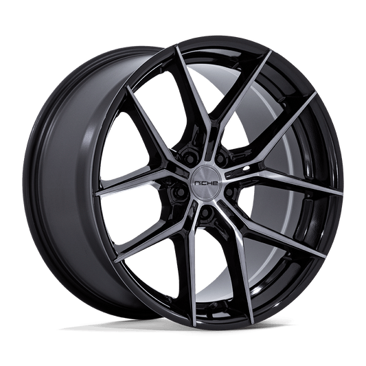 Niche 1PC NC279 PRODIGY 5 GLOSS BLACK DARK TINTED CLEAR