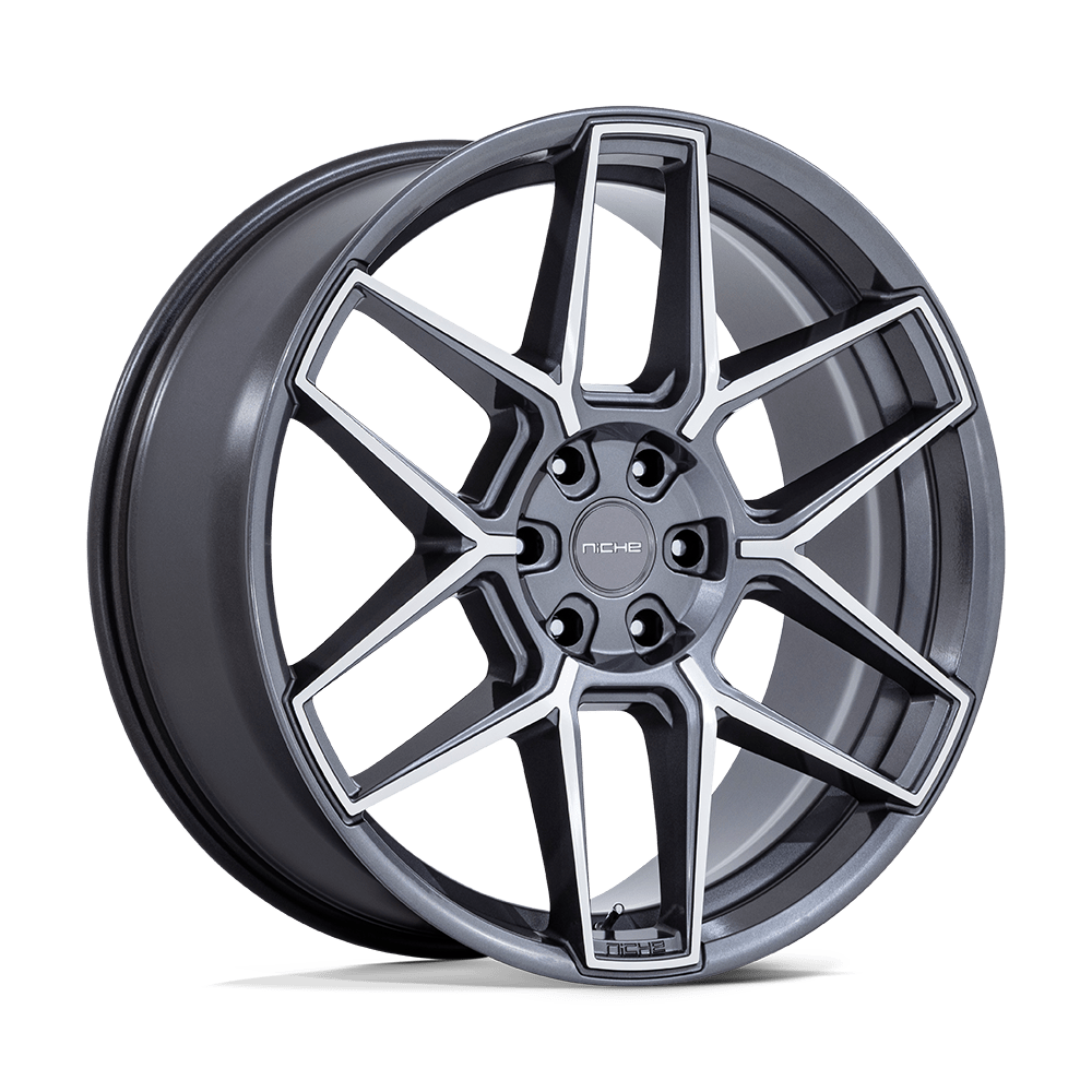 Niche 1PC NC281 RISE ANTHRACITE W/ MACHINED FACE