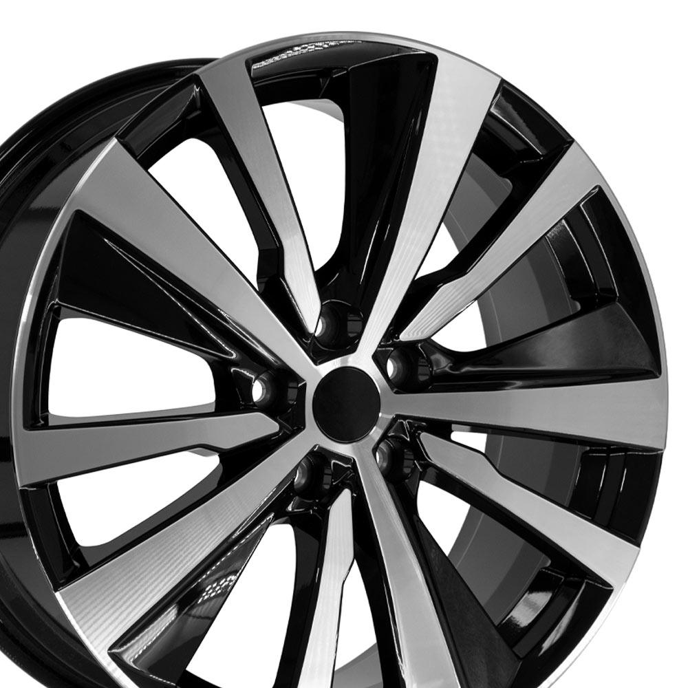 OE Wheels NS29 Wheel Gloss Black Machined