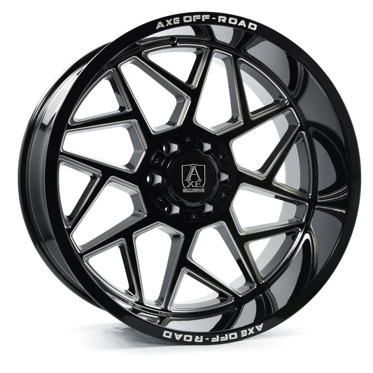 Axe NEMESIS Custom Wheel Gloss Black Milled