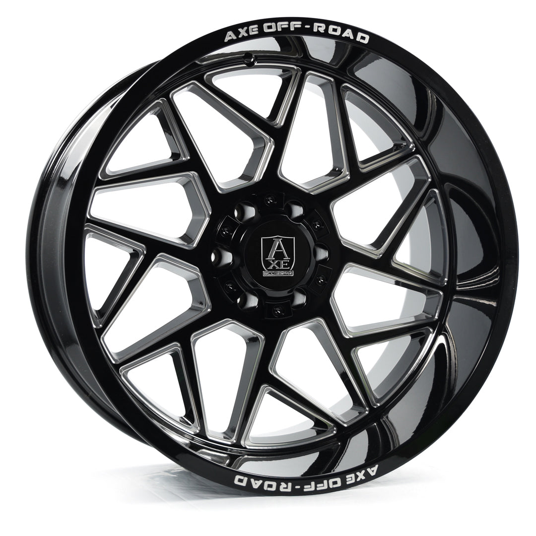 Axe NEMESIS Custom Wheel Gloss Black Milled