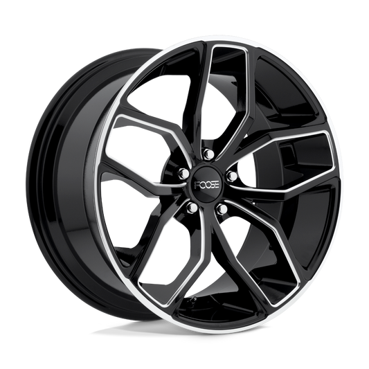 Foose 1PC F150 OUTCAST GLOSS BLACK MILLED
