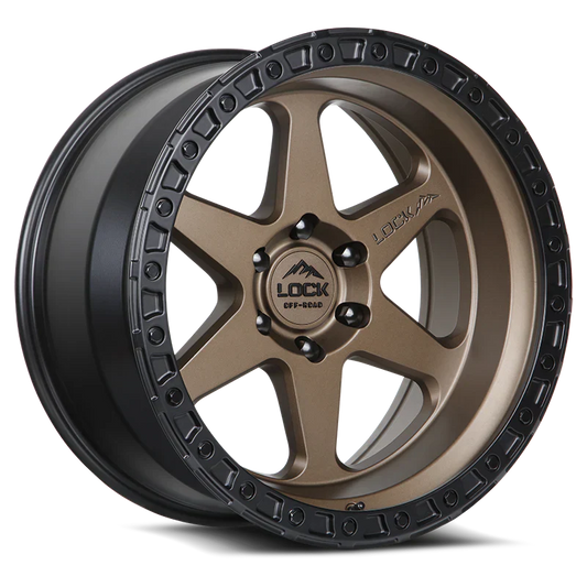 LOCK OFF-ROAD OLYMPUS WHEELS MATTE BRONZE W/BLACK RING