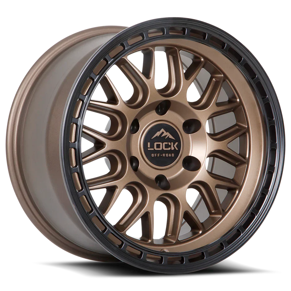 LOCK OFF-ROAD ONYX WHEELS MATTE BRONZE W/BLACK RING
