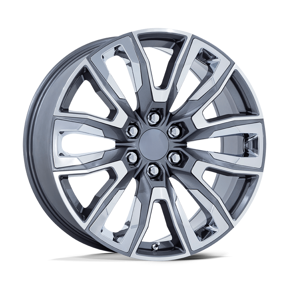 Performance Replicas PR225 GLOSS GUNMETAL MACHINED WITH CHROME ACCENTS