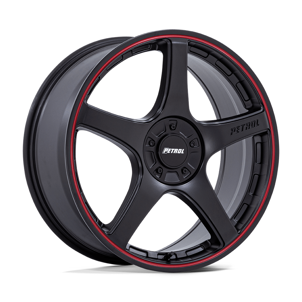 Petrol PE003 P2E MATTE BLACK W/ RED LIP