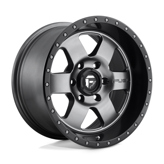 Fuel D619 PODIUM MATTE GUN METAL BLACK BEAD RING