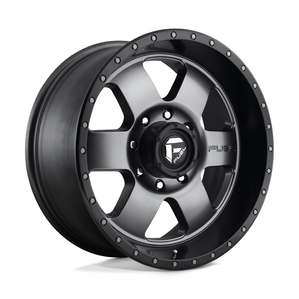 Fuel D619 PODIUM MATTE GUN METAL BLACK BEAD RING