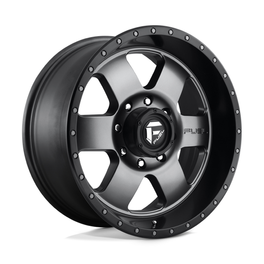 Fuel D619 PODIUM MATTE GUN METAL BLACK BEAD RING