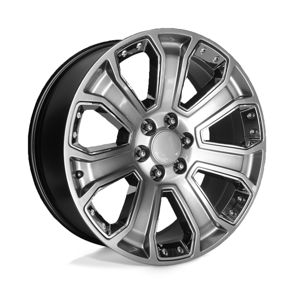 Performance Replicas PR113 HYPER SILVER DARK WITH CHROME ACCENTS