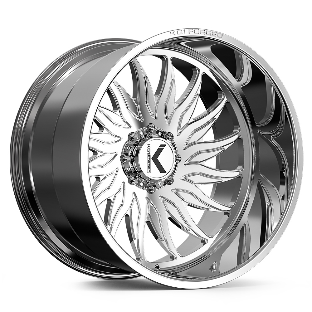 KG1 SCUFFLE CUSTOM WHEEL BRUSHED MILLED
